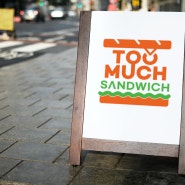 샌드위치 식당 로고디자인 제작과 음식점 로고디자인 제작했습니다