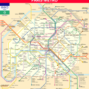 파리여행/파리출장 파리 지하철 한 눈에 보기