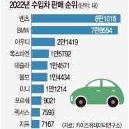 2022년 수입차판매순위