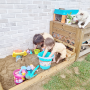 아이와 전원주택, 모래놀이터 아빠표 DIY 마당 야외 놀이공간 만들기