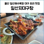 울산 일산해수욕장 맛집 일산지대구탕 대구뽈구이 먹어본 후기