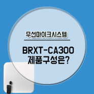 교실용마이크 교실마이크 무선마이크 추천 BRXT-CA300 제품구성 이어존