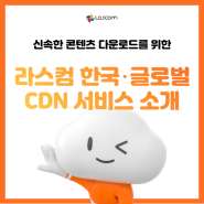신속한 콘텐츠 다운로드, 웹사이트 접속 가속을 위한 기업의 선택! 라스컴 한국･글로벌 CDN 서비스 장점 소개