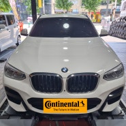 타이어사랑 주안점 - BMW X4 콘티넨탈 DWS06플러스 올시즌 타이어교체 후기 [F:245/50R19]