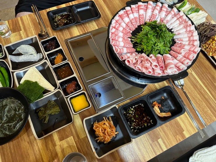 울산 삼산동 맛집 구절 한우차돌박이 삼합 강추! : 네이버 블로그