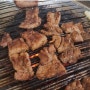 부산 남포동 노포 감성 로컬 찐 맛집 야외 테이블 가능한 돼지 생갈비 돼지 양념갈비가 맛있는 왕대박숯불갈비