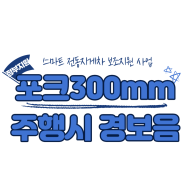 포크 상승높이300mm 이상시 경보음