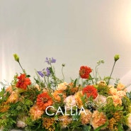[행사꽃] 이벤트 꽃 롱앤로우 센터피스