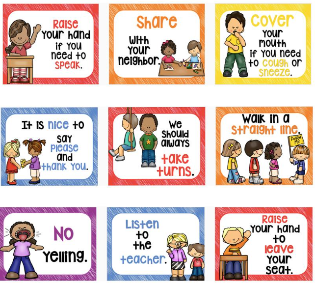 Daily Routine의 힘(1)Classroom rules : 네이버 블로그