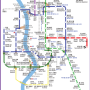 [태국 방콕]MRT BTS 노선 지도