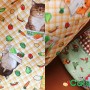 패턴시리즈 - 고양이네 야채가게 (110×90cm)