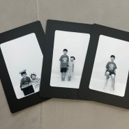 일산셀프사진관 흑백기록에서 남매사진 찍고 왔어요