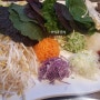 신중동 월남쌈 샤브샤브와 주먹밥으로 마무리!
