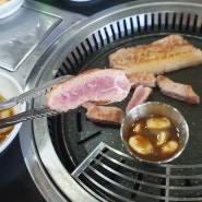 제주도고기집 협재삼겹살 일등정육식당 반값에 맛있는 고기 먹기