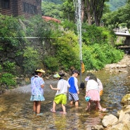 양주 한울타리 계곡 식당 백숙먹고 물놀이까지