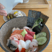 [상암 맛집] 디지털미디어시티 맛집, 카이센동과 가성비 오마카세가 있는 오카야