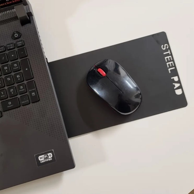 노트북 부착형 마우스패드 추천 스틸패드 STEEL PAD : 네이버 블로그