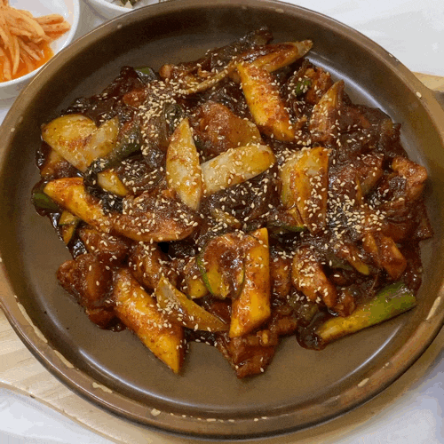 진주 호탄동 맛집 매콤달콤 국내산 닭찜 해송돌판닭찜 진주본점 : 네이버 블로그