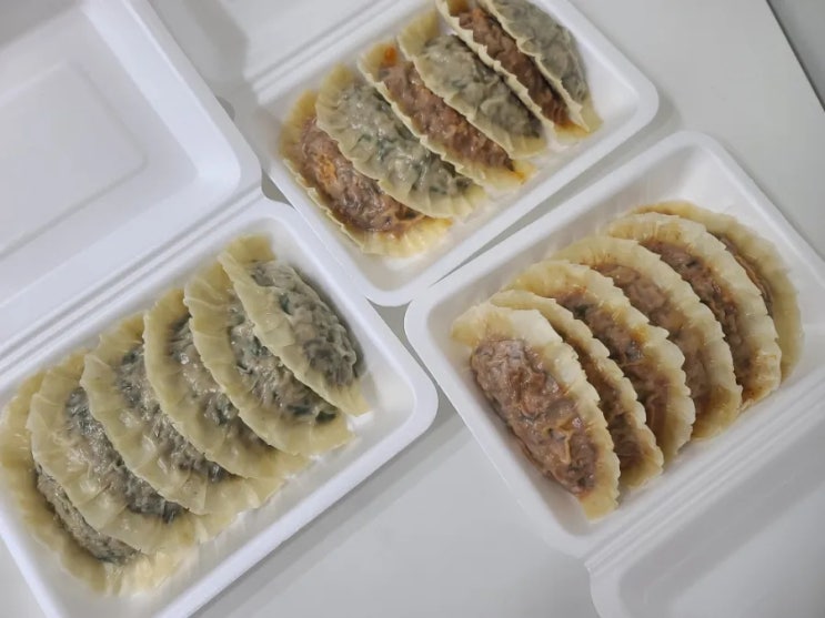 안산 만두 맛집 건우네얇은피만두 2호점 속이 꽉찬 고기만두 김치만두 : 네이버 블로그