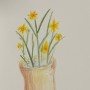 꽃 그리기 색연필로 그리는 1월 2일 탄생화! 노란 수선화