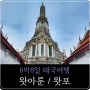 [6박8일 태국여행] 왓아룬 / 왓포 (수상보트 타기)