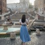 [유럽여행]이탈리아 로마/내가 로마에 간 이유/로마에서 착용샷 찍기/로마의 휴일 오드리 헵번 의상 만들기 part 3.요약본