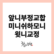 앞니부정교합 미니쉬하모니 윗니교정