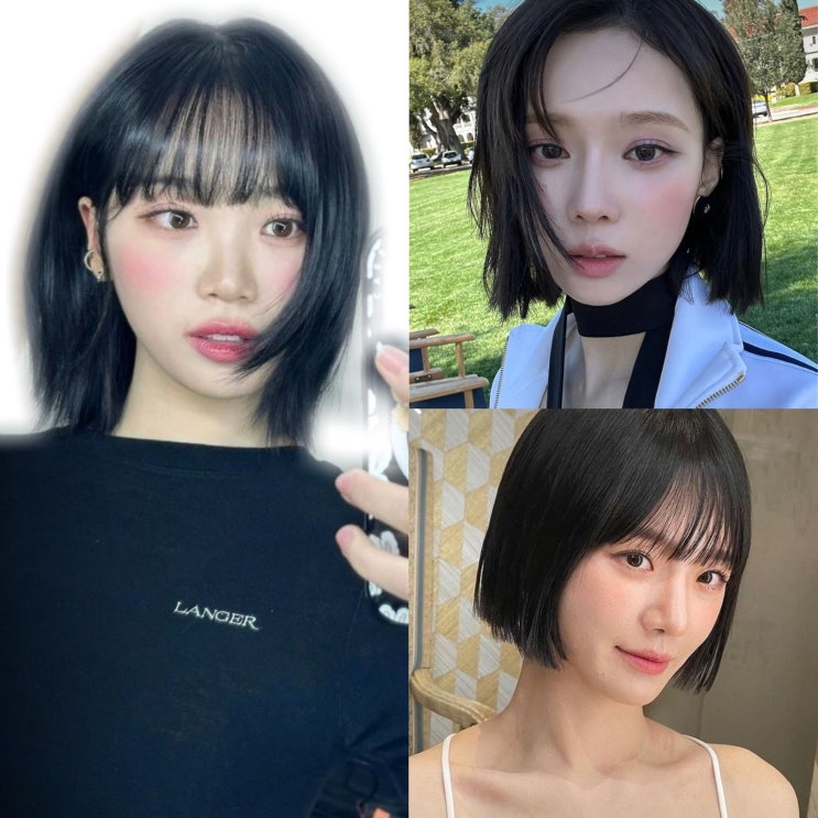 태슬컷 뜻 여자 연예인 짧은 단발 윈터 박규영 태슬컷 테슬컷 잘어울리는 얼굴형 정리! : 네이버 블로그