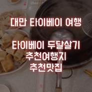 대만 타이베이 추천맛집 진산라오제 오리 또우화 카렌 일화당 소금빵 태국음식 지룽야시장 딩비엔추어 탕후루 빙수 도소월 담자면 쥐훠궈 이딩훠샤 오리국수 우육면 팀호완 코코 대만음료수