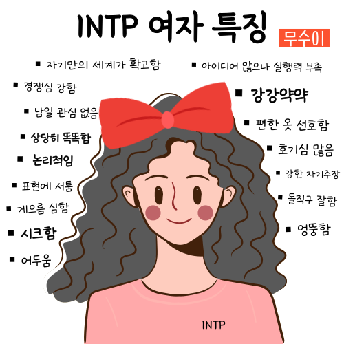 MBTI 검사 유형 INTP 특징 남자 여자 연애 궁합 팩폭 : 네이버 블로그