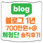 블로그 1년 결산, 체험단 700만원+@ 솔직후기