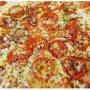 반올림피자샵 피자에서 주문한고구마피자와 페퍼로니피자