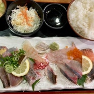 /후쿠오카/ 고등어회 고마사바 덮밥, 사시미 정식 맛집 텐진 하카타 고마사바야(한국어메뉴)