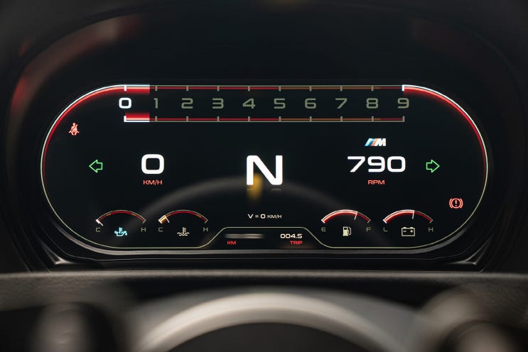 디지털 계기판 ID4모션 - BMW M3 (E92) 장착 : 네이버 블로그