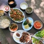 [수원 광교] 보리밥에 막걸리가 꿀맛인 광교산 맛집, 폭포농원