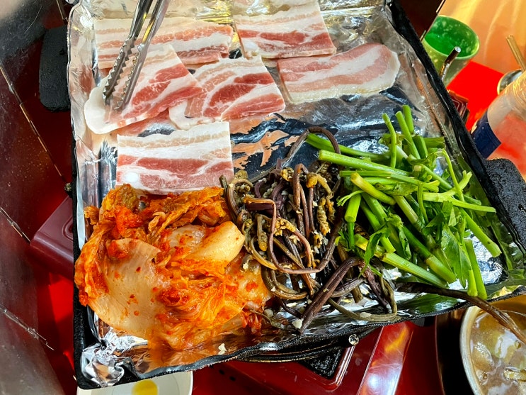 새벽까지 운영하는 냉동 삼겹살집 '냉삼회관 마곡점' 솔직후기 : 네이버 블로그