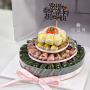 [시흥 안산 떡케이크] 1.5단 찰떡케이크 생신떡케이크로 강력추천