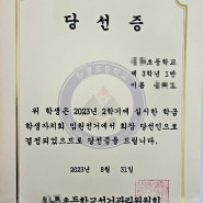 초3 2학기 회장이 되다_초등 회장선거 공약