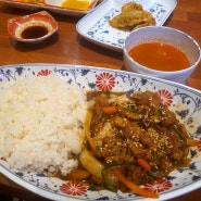 보배반점 깐풍기, 군만두, 불고기잡채밥