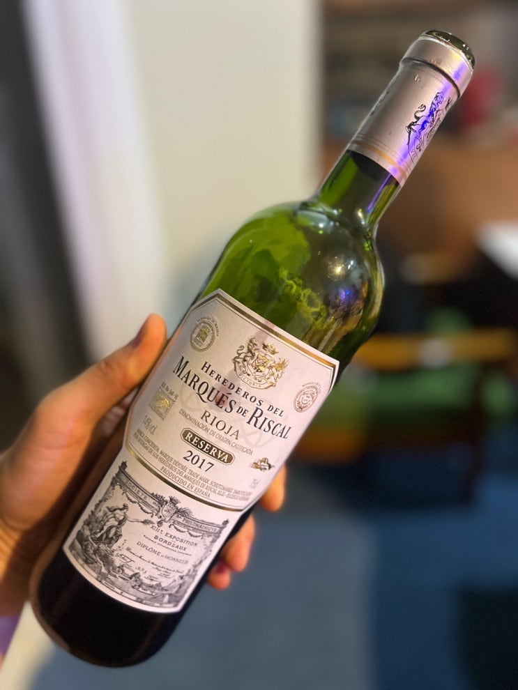 마르케스 리스칼 리오하 리제르바 2017 (Marqués de Riscal Rioja Reserva 2017) : 네이버 블로그
