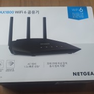 넷기어 RAX10 WiFi 6 11AX 듀얼밴드 유무선 인터넷 와이파이 공유기 리뷰