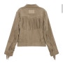 #자켓 : 마뗑킴 FRINGE SUEDE JACKET FOR WOMEN IN BEIGE 구매 후기