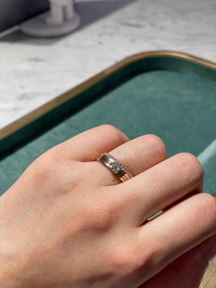 까르띠에 방돔루이 솔리테어 가드링 맞췄어요! 종로 가드링 추천 도헤 주얼리💍 : 네이버 블로그