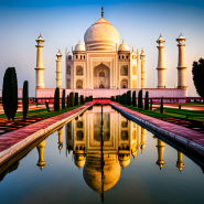 인도 아그라 타지마할 세계의 보석 아름다움의 묘안