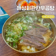 서울 시청역 찐맛집 애성회관 한우곰탕에서 저녁 혼밥