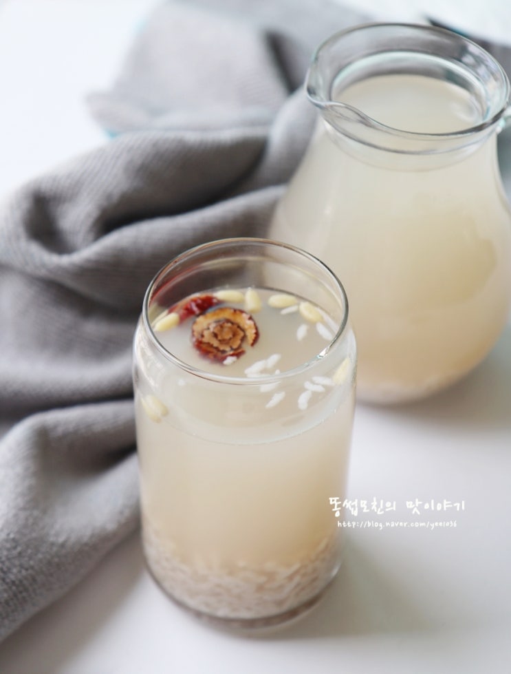 엿기름 티백 식혜 만드는 방법 맛있는 감주 전기밥솥 식혜 만들기 : 네이버 블로그