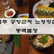 제주도 감성 술집 동백별장 제주공항근처 노형동에 있어요