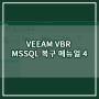 VEEAM VBR MSSQL 복구 메뉴얼4
