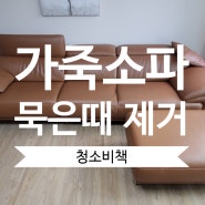[김포/인천] 소파 청소 가죽 쇼파 묵은때 오염 제거 세척 관리 방법