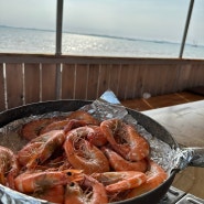 [홍성/꽃동산횟집]제철 새우를 바다를 보며 먹을 수 있는 맛집